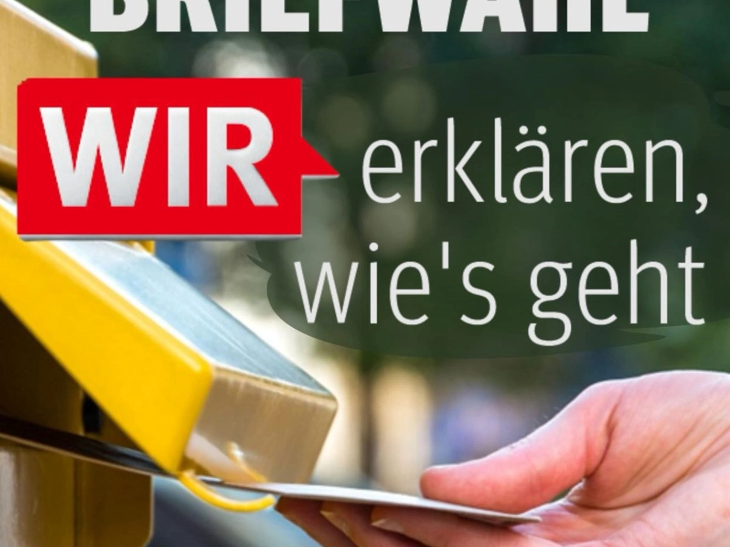 Erklärung Briefwahl