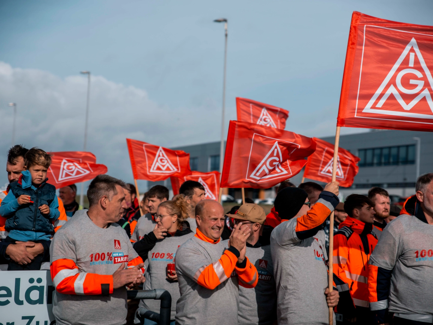 1. Warnstreik bei Ørsted