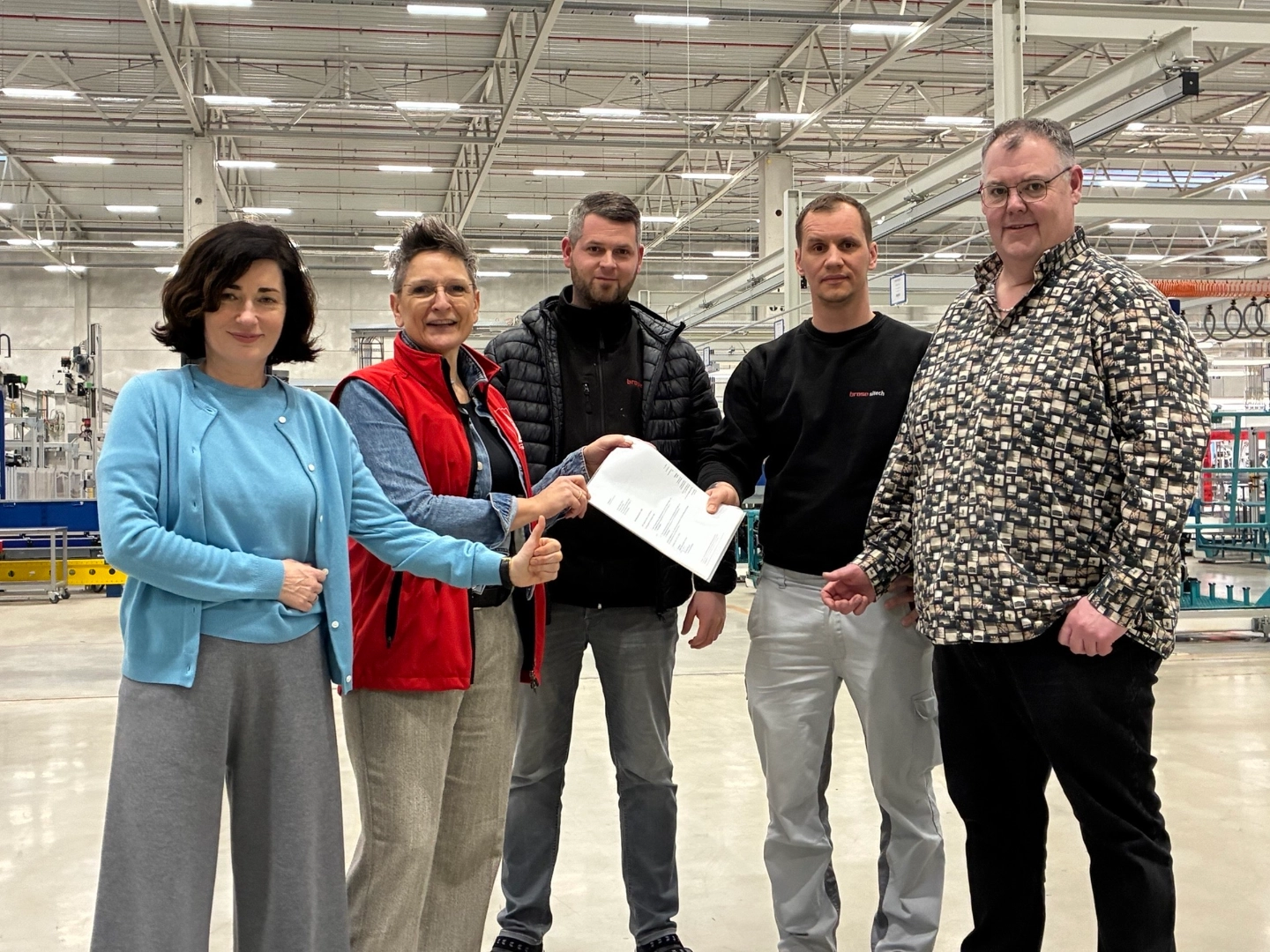 Übergabe der Liste Brose Sitech