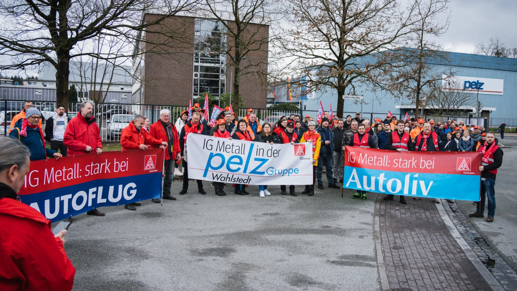 Warstreik bei der Firma Pelz