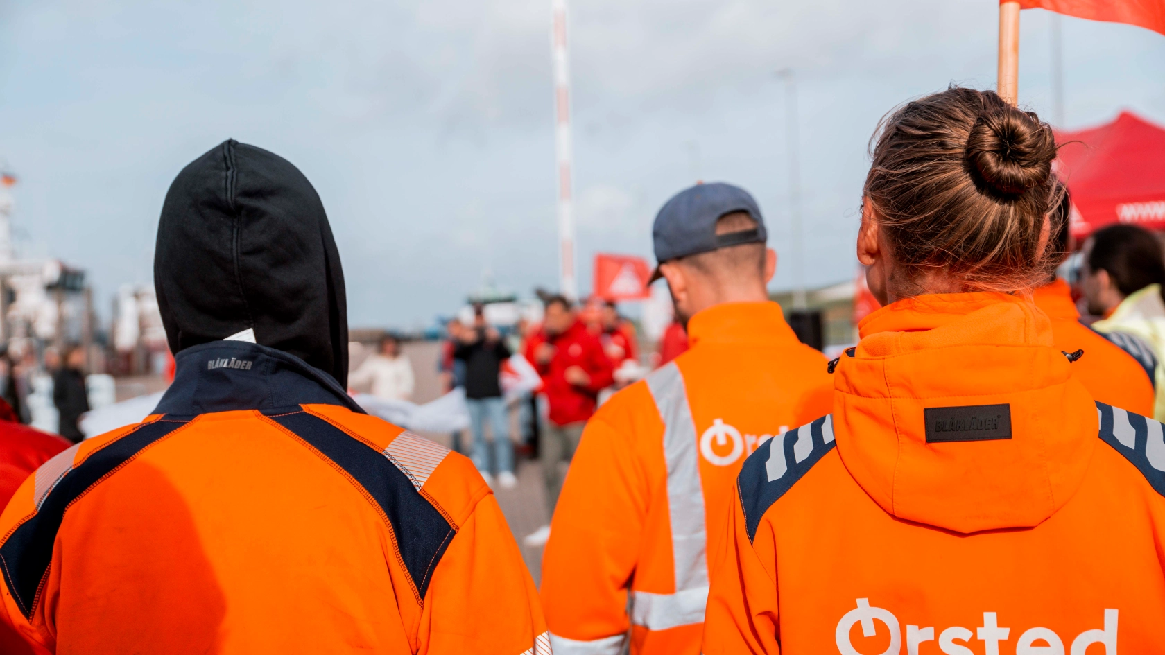 1. Warnstreik bei Ørsted