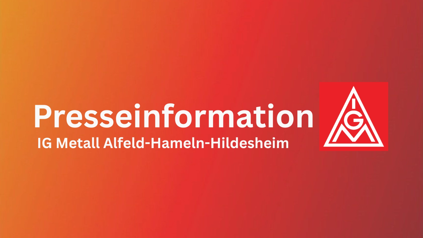 Grafik Presseinformation Logo IGM