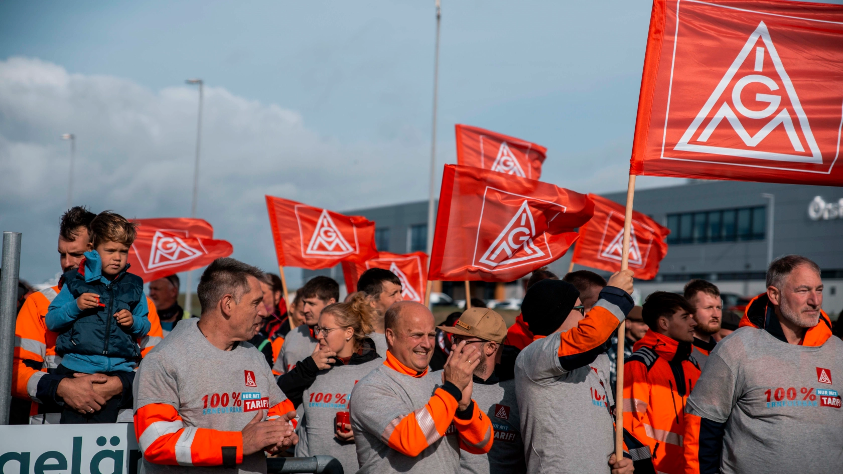 1. Warnstreik bei Ørsted