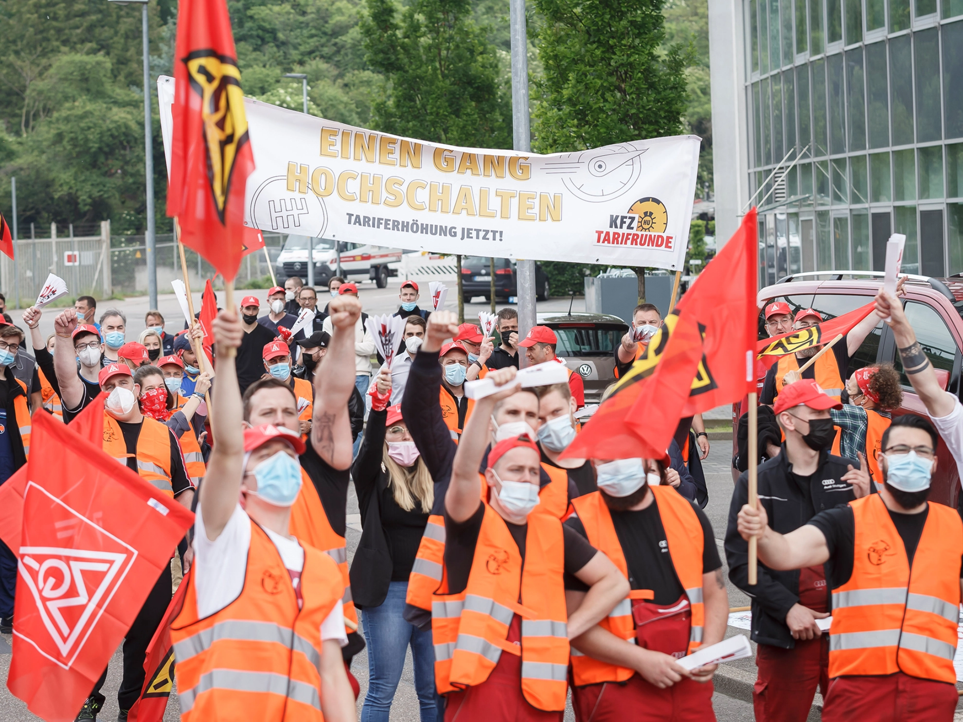 Kfz-Tarifbewegung 2021 Feuerbach (BaWü)