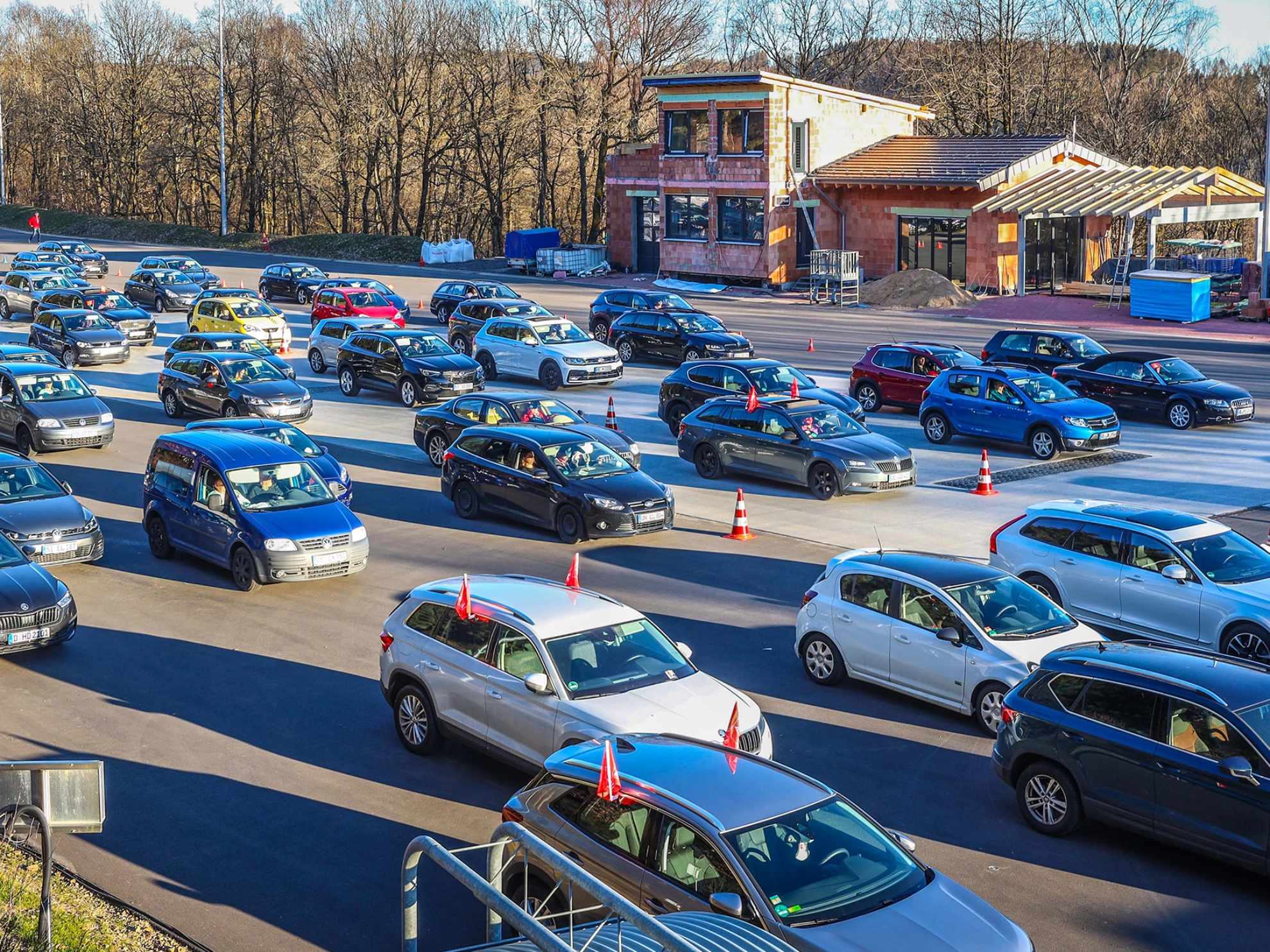 Tarifauftakt im Autokino