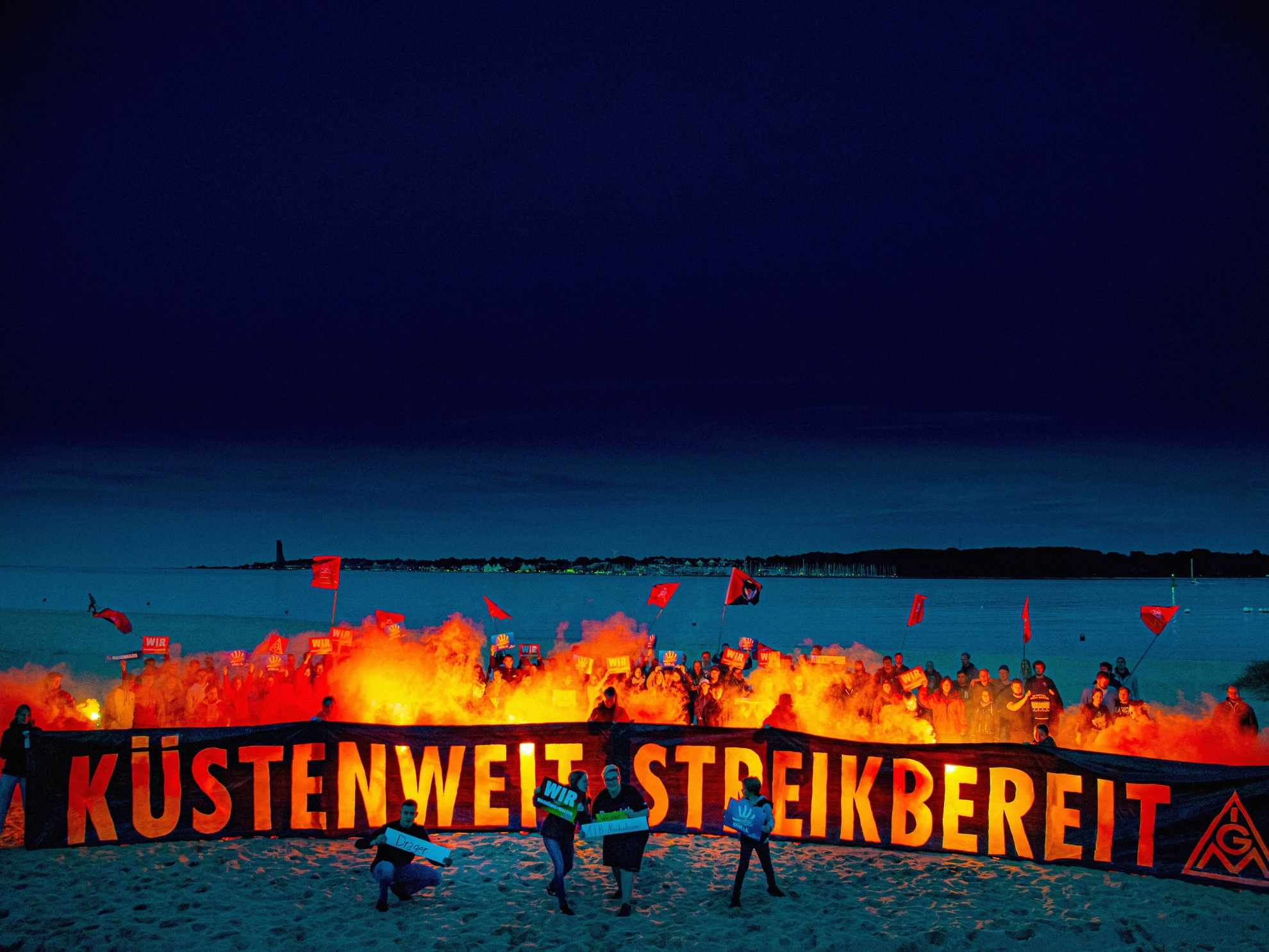 Jugendcamp der IG Metall Küste 2018 in Kiel-Falckenstein