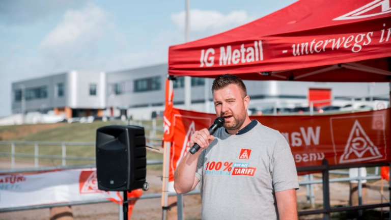 1. Warnstreik bei Ørsted